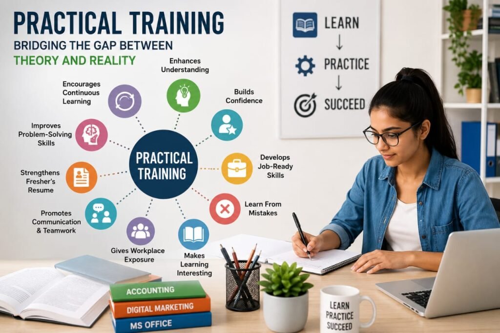 practical training,learn,practice,succeed
